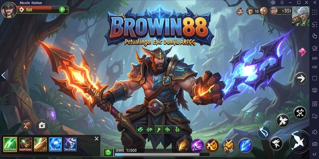 Gameplay BROWIN88 menampilkan pertarungan seru dengan karakter yang menakjubkan.