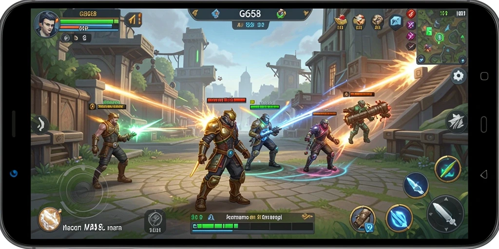 Gameplay G668 yang seru dan menantang dalam strategi.