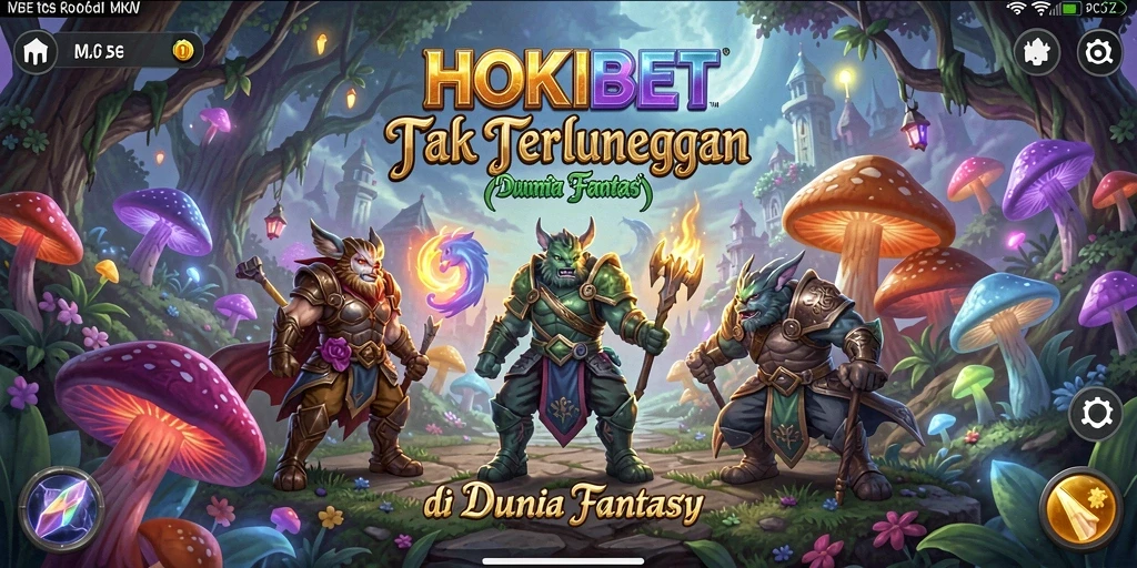 Tampilan gameplay seru di dunia petualangan HOKIBET.