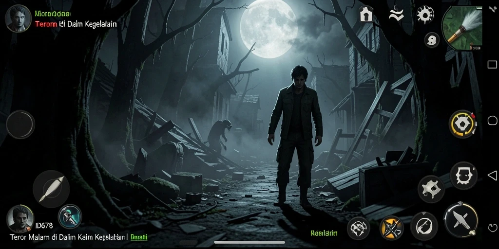 Gameplay mendebarkan di dalam suasana gelap dan mencekam.