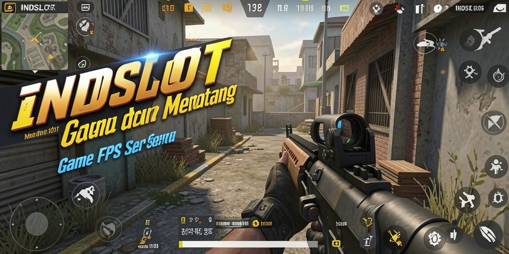 Tampilan gameplay seru dan mendebarkan dalam INDSLOT.