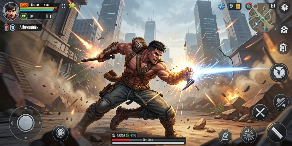 Tampilan gameplay seru dari KNO89 yang penuh aksi.