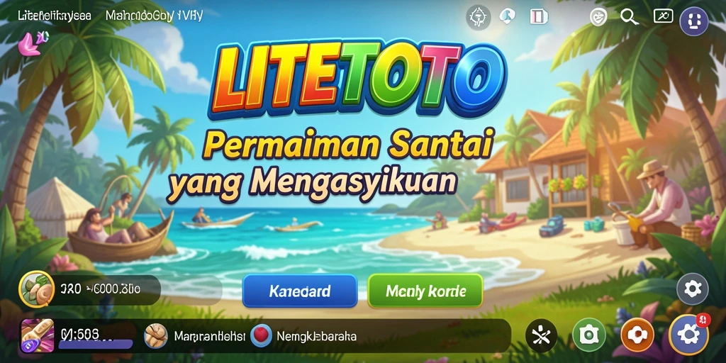 Screenshot gameplay LITETOTO menampilkan momen seru saat bermain.