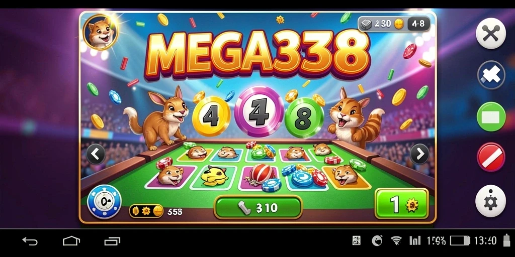 Tampilan permainan Bingo yang seru di MEGA338.