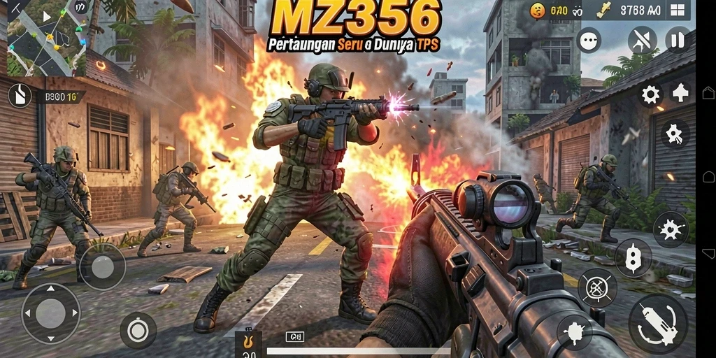 Tampilan seru dan dinamis dari gameplay MZ356