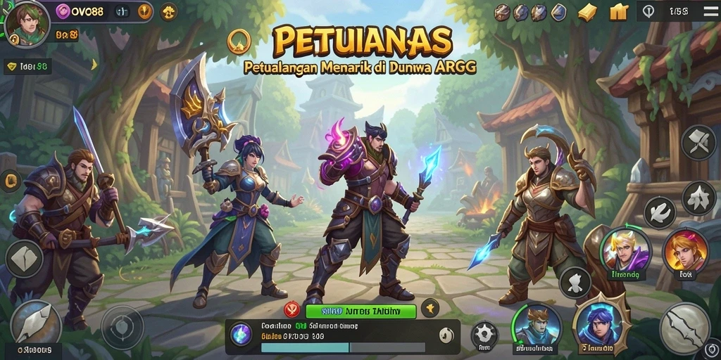 Tampilan gameplay OVO88 yang seru dan mendebarkan dalam petualangan ARPG.
