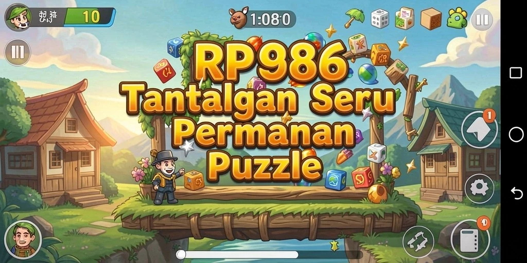 Tangkapan layar menunjukkan gameplay menantang dan menyenangkan dari RP886.