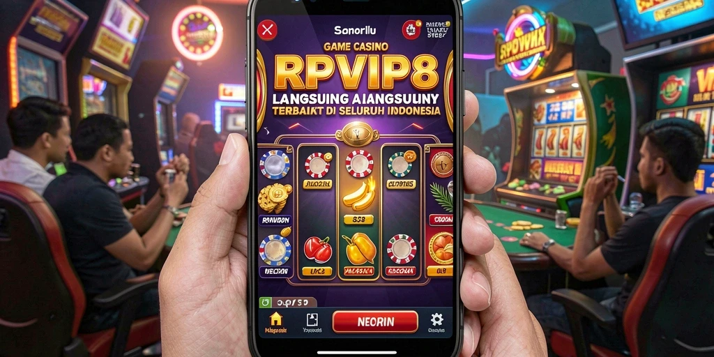 Tampilan gameplay RPVIP8 dengan dealer langsung di meja kasino virtual.
