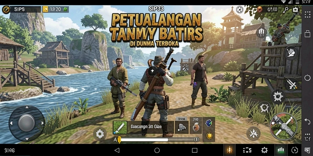 Screenshot utama SIP33 menampilkan gameplay yang mengasyikkan dan dunia yang luas.