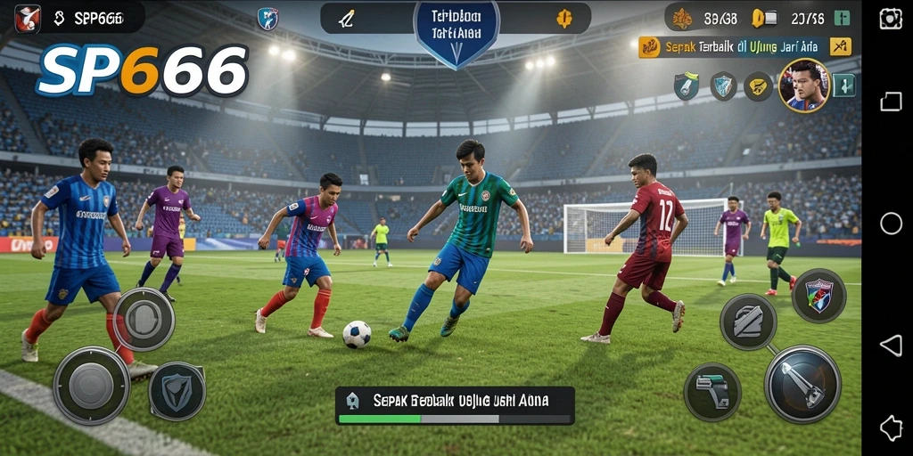 Tampilan gameplay <strong>SP666</strong> yang realistis dan mendebarkan.
