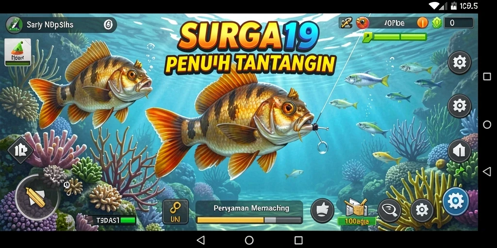 Tangkapan ikan besar dalam gameplay SURGA19 yang menarik.