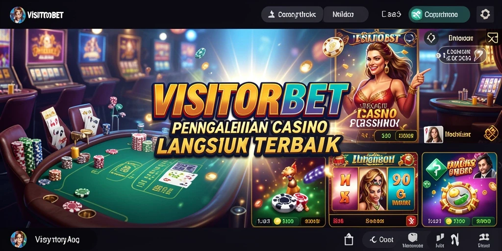 Tampilan gameplay Live Casino yang mendebarkan dan interaktif.