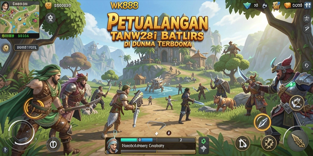 Gameplay seru di dunia terbuka WK888 dengan petualangan tak terbatas.