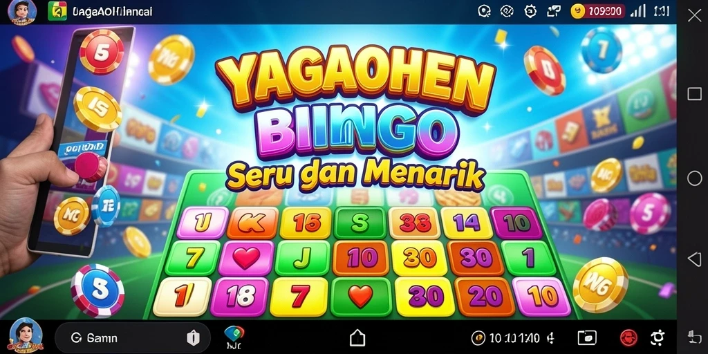 Tampilan menarik dari gameplay Bingo YAGAOHEN.